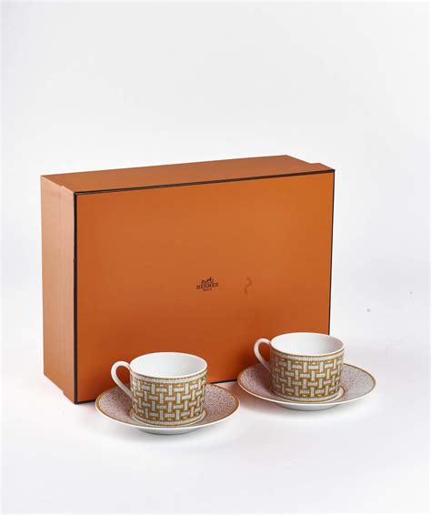 hermes tea cups|hermes mosaique tea cup.